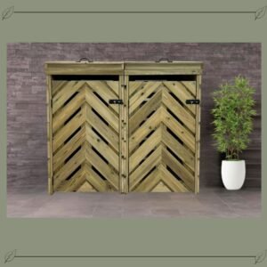 2-berth Sandhurst Wheelie bin storage