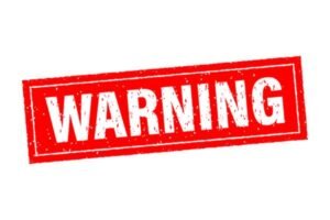 Warning Luxury wheelie bins